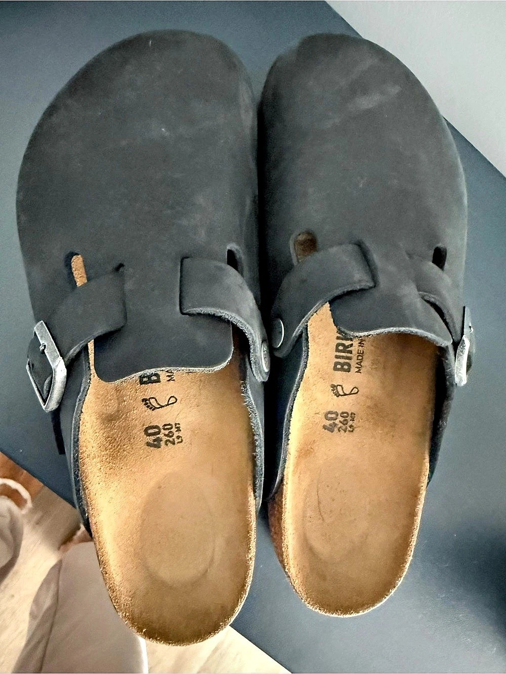 Birkenstock Boston Oiled Leather Clog black EU 40